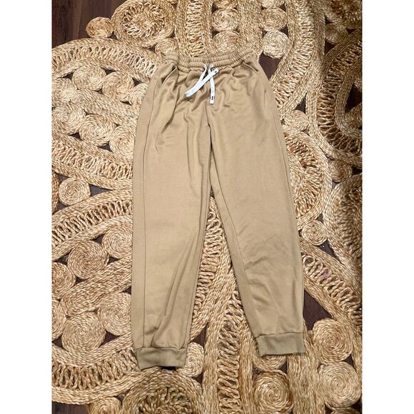 Women’s Casual Lounge Set Hoodie Joggers Tan L - Picture 4 of 6